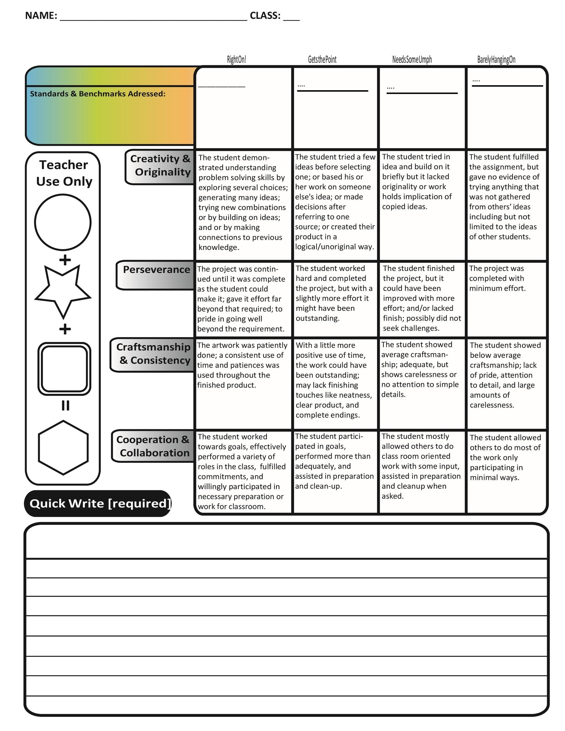 46 Editable Rubric Templates (Word Format) ᐅ Templatelab intended for Free Printable Rubrics For Teachers