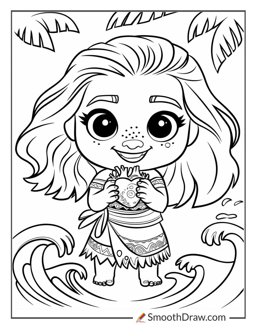 47 Moana Coloring Pages (Free Pdfs) - Smooth Draw for Moana Coloring Pages Free Printable