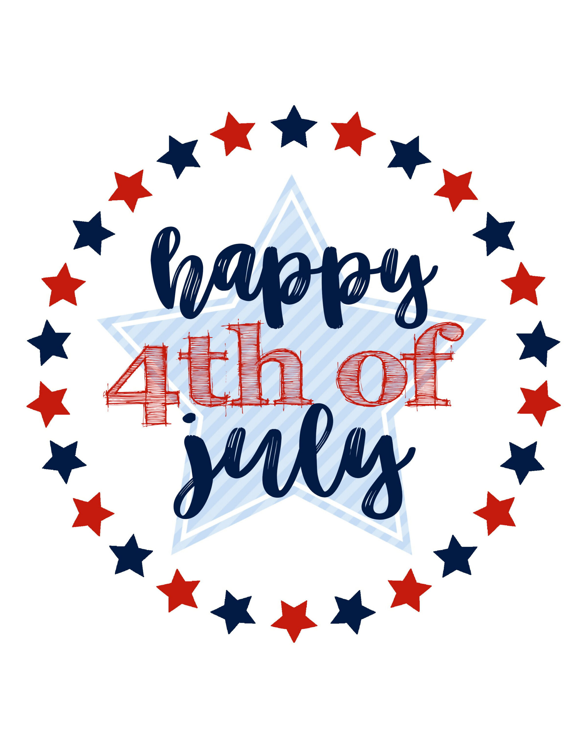 4Th Of July Printables : Free Printable Sign — Pink Peppermint Design with regard to Free Printable 4Th Of July Pictures