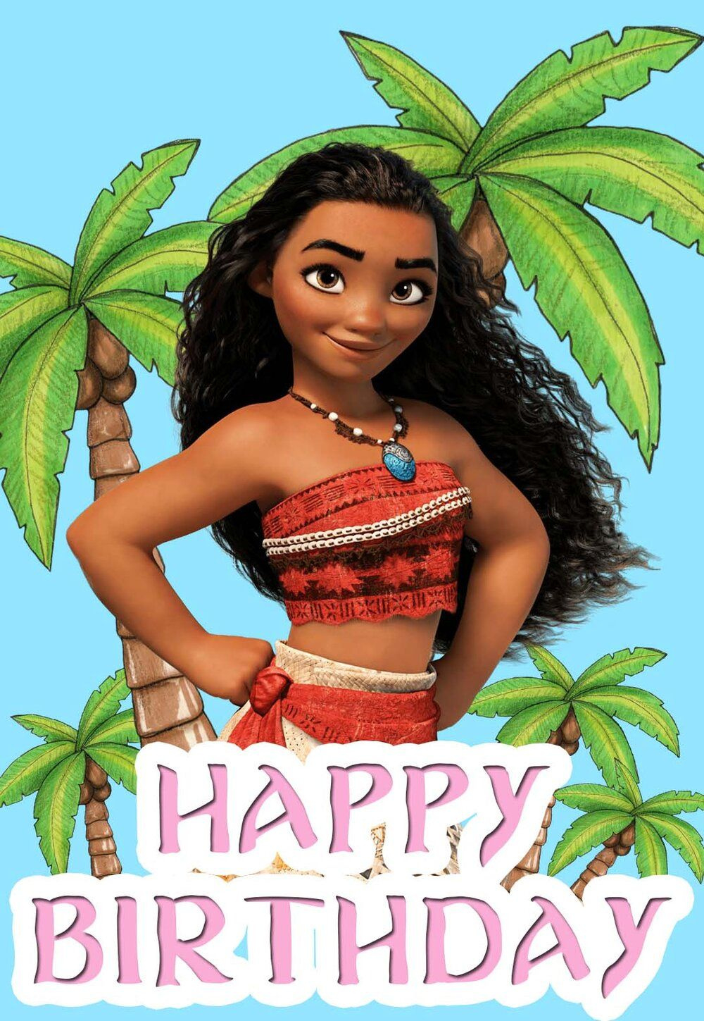 5 Awesome Moana Printable Birthday Cards (Free) — Printbirthday for Free Printable Moana Birthday Cards