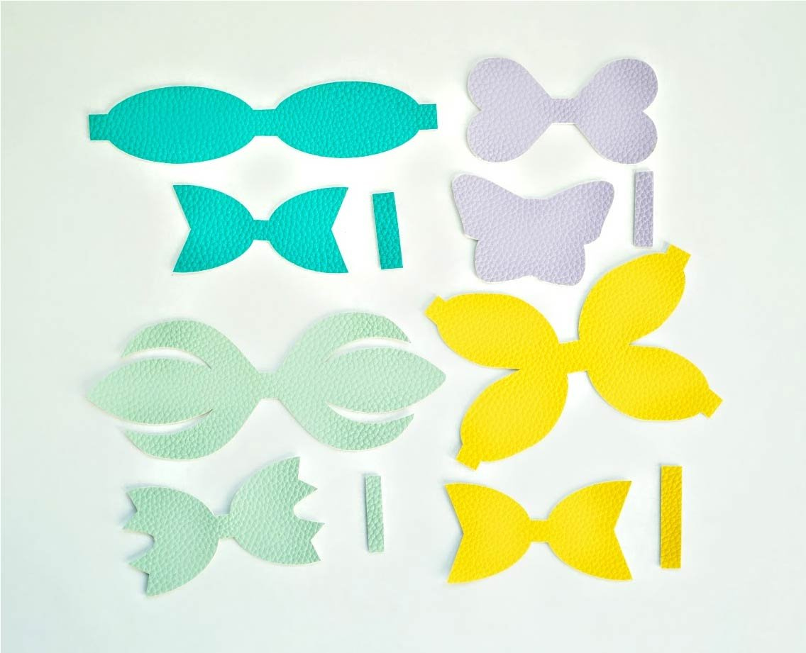 5 Free Hair Bow Templates For Svg Faux Leather Projects regarding Free Printable Hair Bow Templates