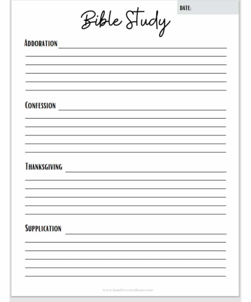 5 Free Printable Bible Study Worksheets For Christian Women! in Free Online Printable Bible Studies