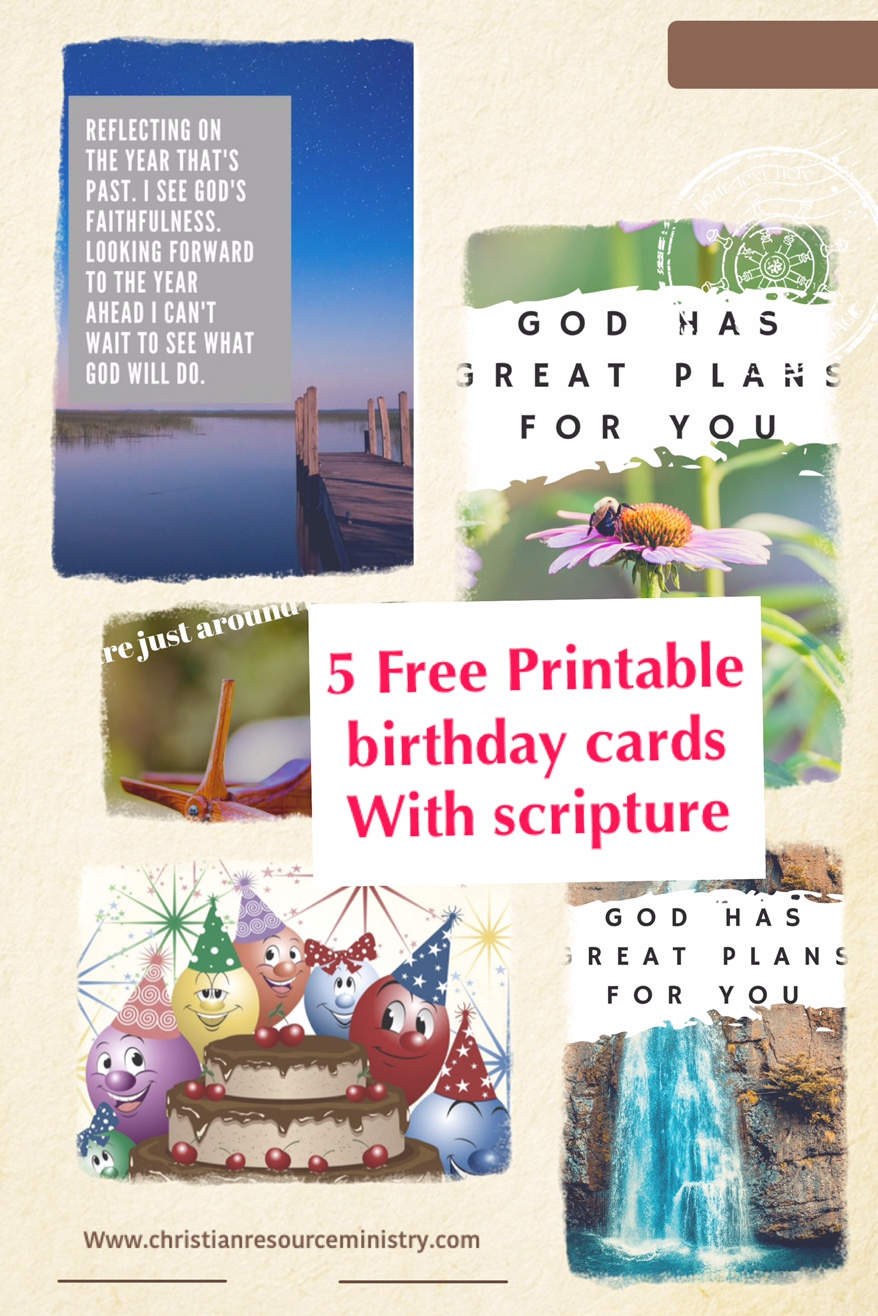 5 Free Printable Christian Birthday Cards – Christian Resource regarding Free Printable Christian Birthday Cards For Kids