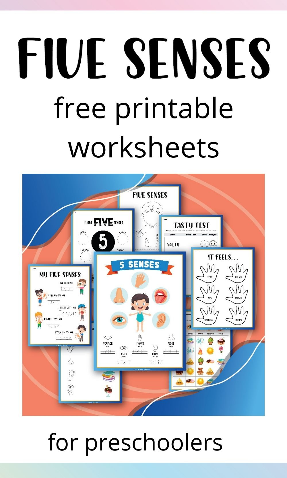 5 Senses Worksheets For Preschool And Kindergarten - Free pertaining to Free Printable Sensory Stories