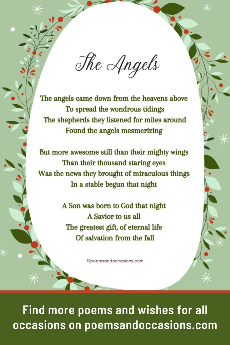 5 Short And Sweet Religious Christmas Poems pertaining to Free Printable Christian Christmas Poems