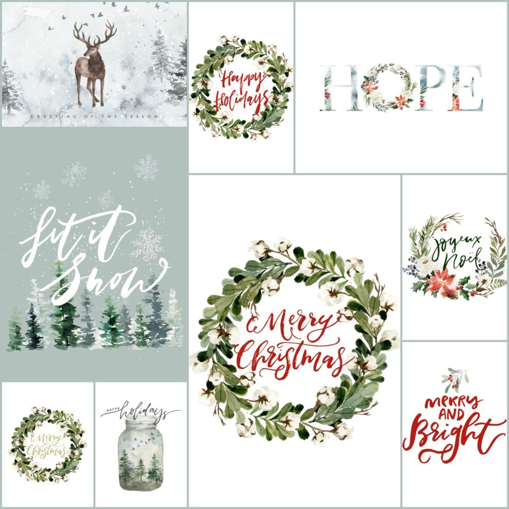 50 Festive Free Christmas Printables For Your Home with regard to Free Holiday Printables