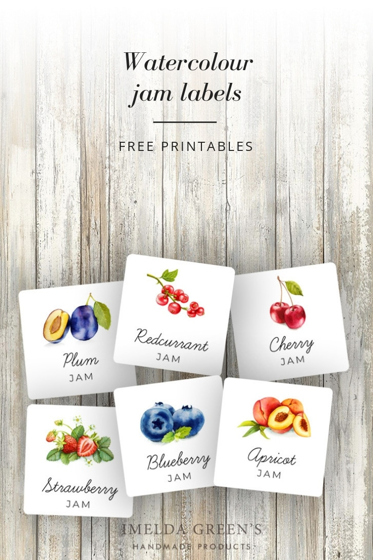 6 Printable Jam Labels - with regard to Free Printable Jam Labels