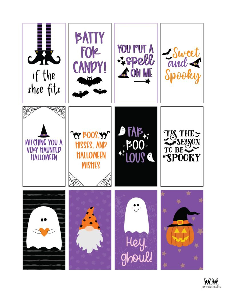 60 Free Printable Halloween Tags | Printabulls throughout Free Printable Halloween Tags