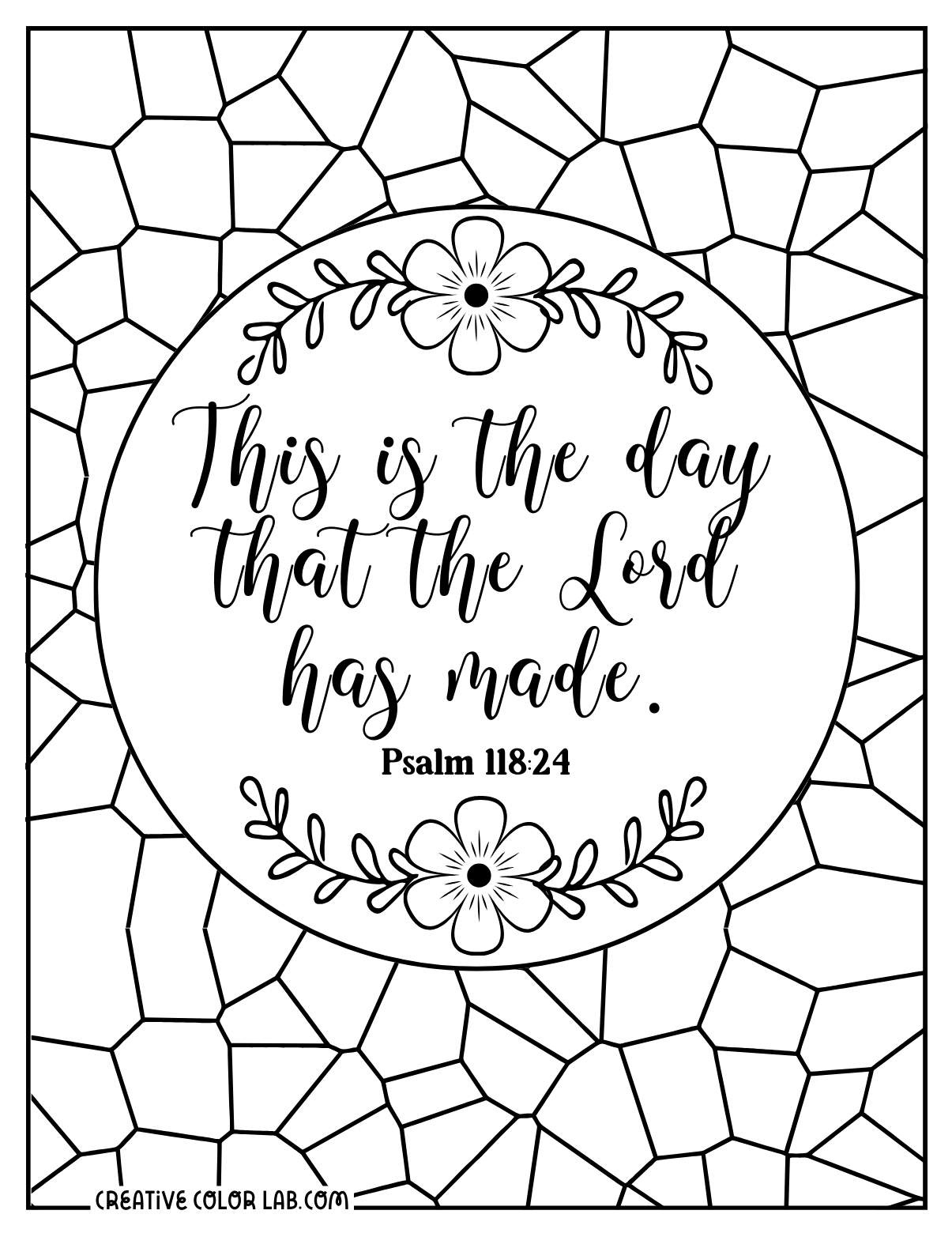 61 Bible Verse Coloring Pages | Free Printable Christian Quotes for Free Printable Bible Coloring Pages With Scriptures