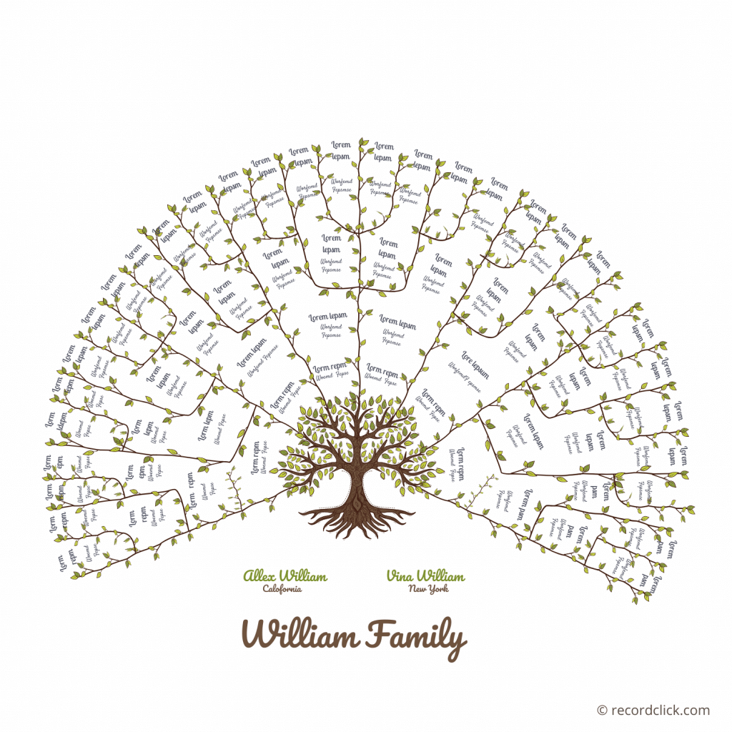 61 Free Family Tree Templates - Printable / Downloadable / Editable intended for Free Printable Family Tree