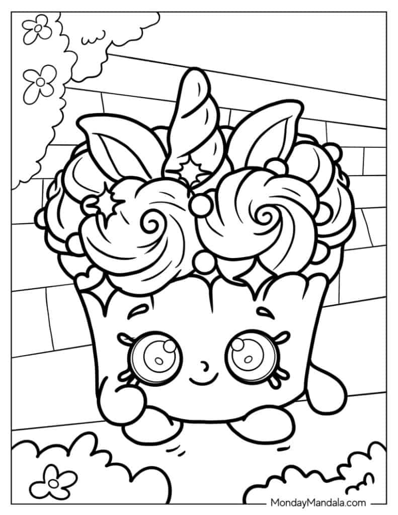 66 Shopkins Coloring Pages (Free Pdf Printables) pertaining to Shopkins Coloring Pages Printable Free