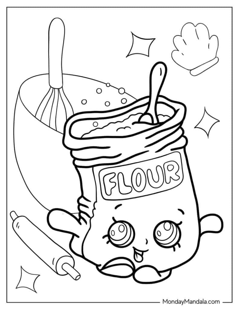 66 Shopkins Coloring Pages (Free Pdf Printables) regarding Shopkins Coloring Pages Free Printable