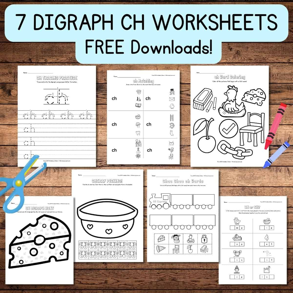 7 Free Ch Worksheets For Digraph Learning - Literacy Learn inside Free Printable Ch Digraph Worksheets