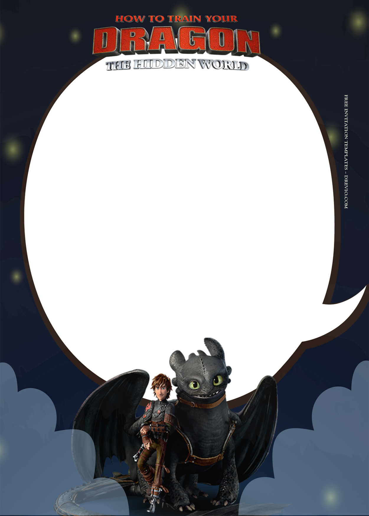 7+ How To Train Your Dragon Birthday Invitation Templates - Drevio for How To Train Your Dragon Birthday Invitations Printable Free