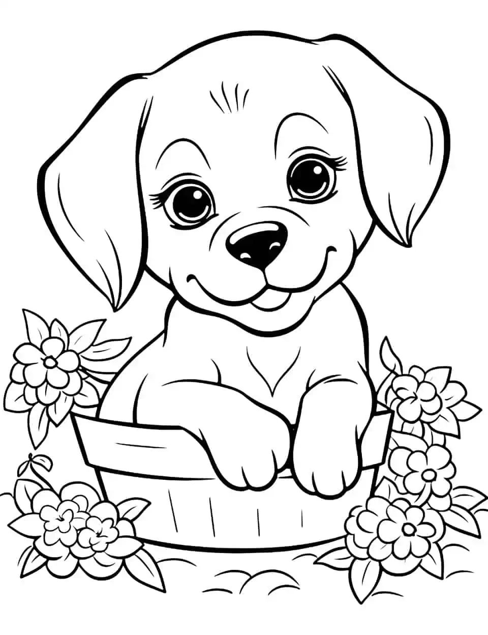 75 Dog Coloring Pages: Free Printable Sheets - Worksheets Library within Free Printable Dog Coloring Pages