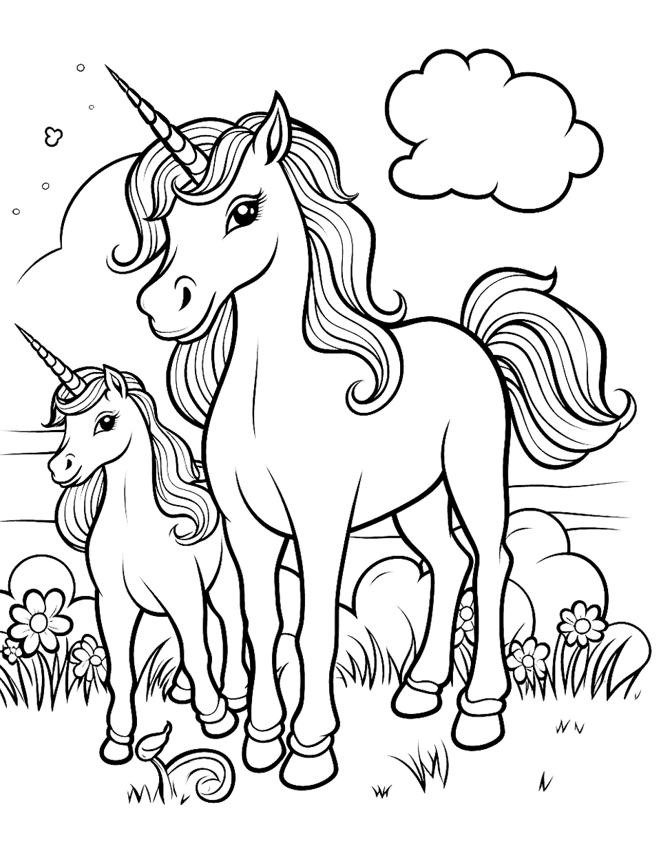 75 Unicorn Coloring Pages: Free Printable Sheets - Worksheets Library with Free Printable Unicorn Coloring Pages