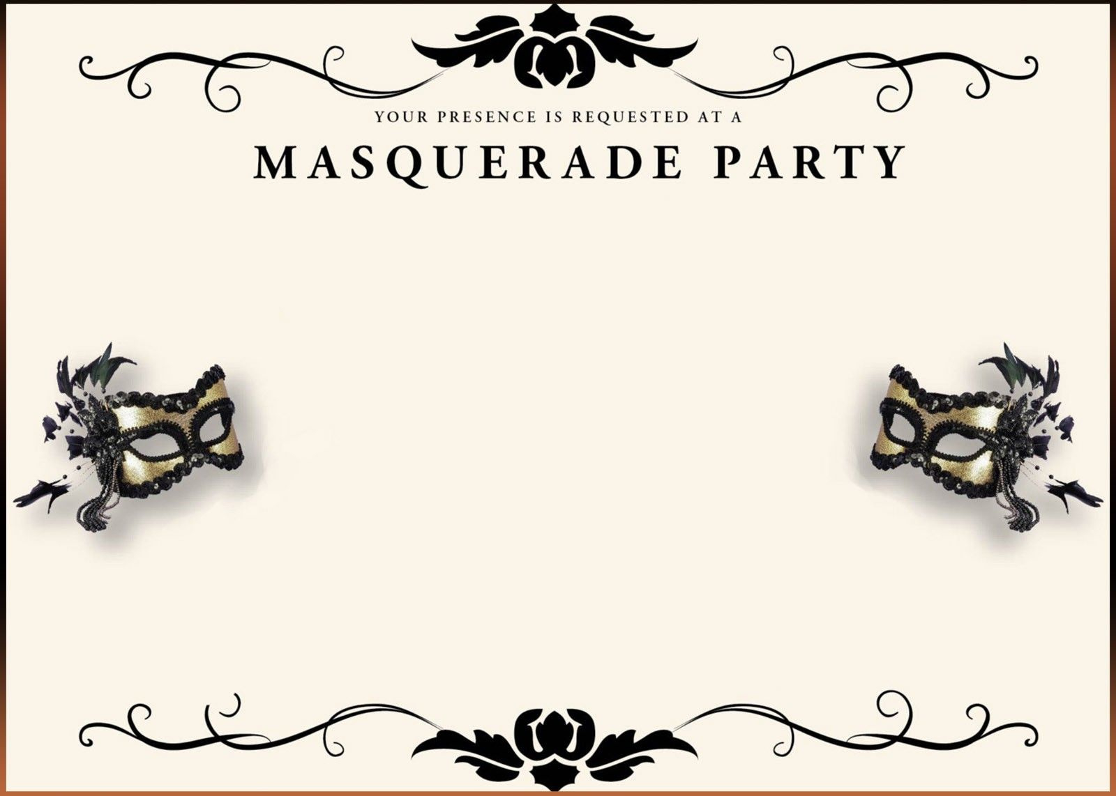 8 Bal Invitation Ideas | Invitations, Masquerade Invitations in Free Printable Masquerade Birthday Invitations