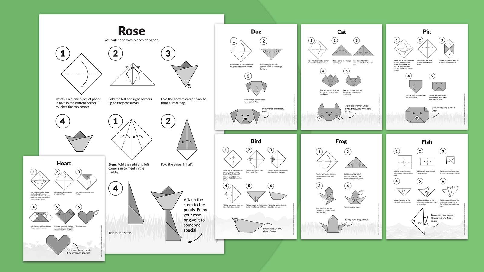 8 Easy Origami Projects For Kids (Free Printable Instructions intended for Free Easy Origami Instructions Printable