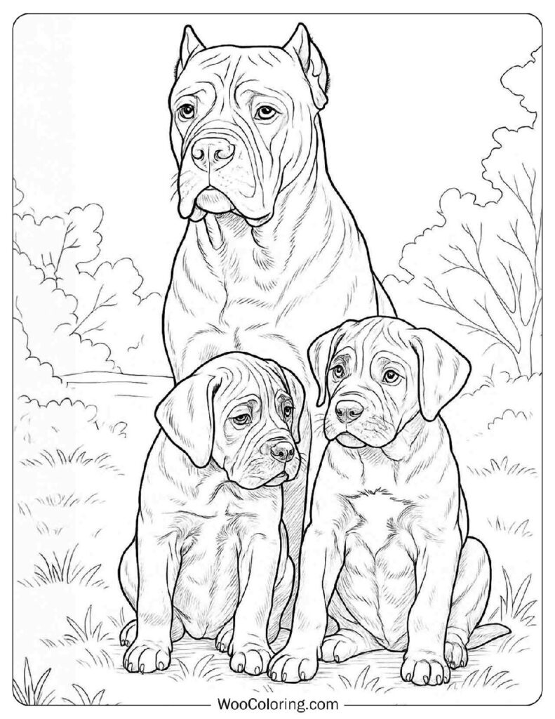88 Dog Coloring Pages (Free Pdf To Print) | Woo Coloring inside Free Printable Dog Coloring Pages