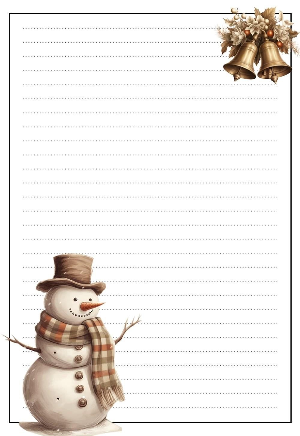 900+ Christmas & Winter Stationery Only Ideas | Christmas for Free Printable Snowman Stationery