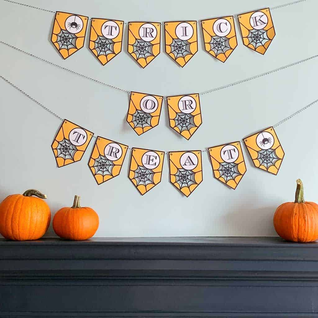A Free Printable Halloween Bannerthe Listed Home intended for Free Printable Halloween Banner