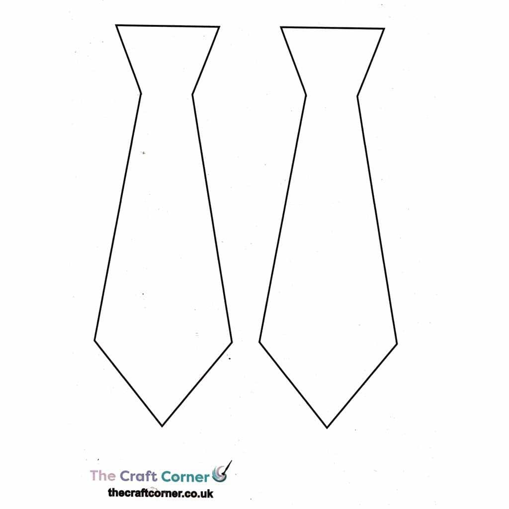 A Free Tie Pattern with Free Printable Tie