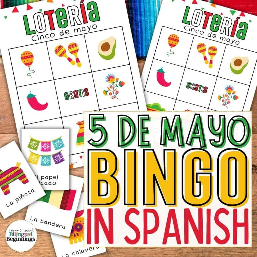 A Fun Cinco De Mayo Bingo Free Printable In Spanish - Bilingual for Free Printable Spanish Bingo Cards