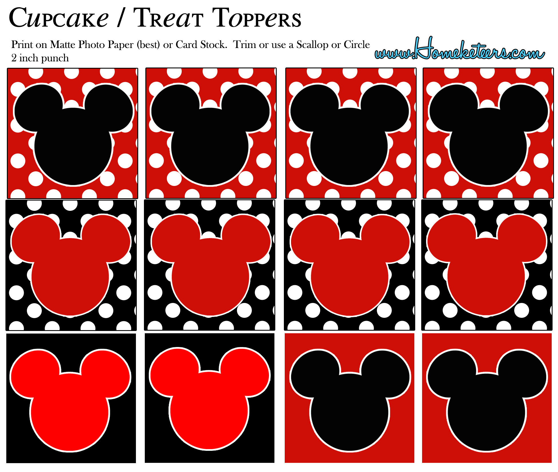 A Mickey And Minnie Mouse Party – Free Printable Happy Birthday in Free Printable Mickey Mouse Birthday Banner