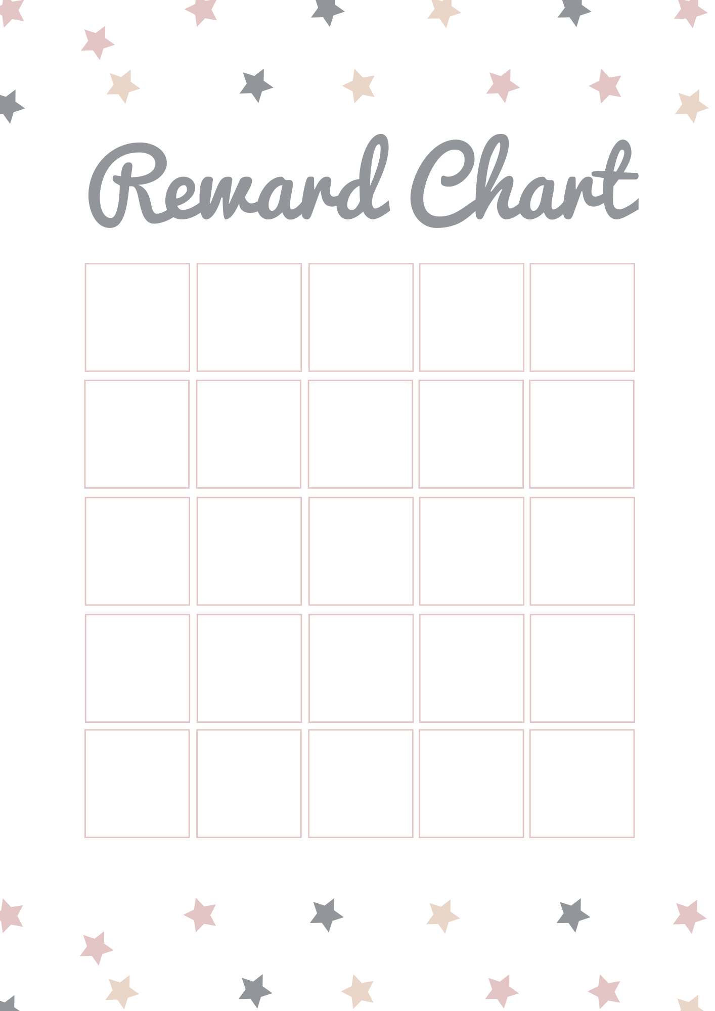 A Simple Reward Chart | Free Printable — Domestic Fashionista inside Charts Free Printable