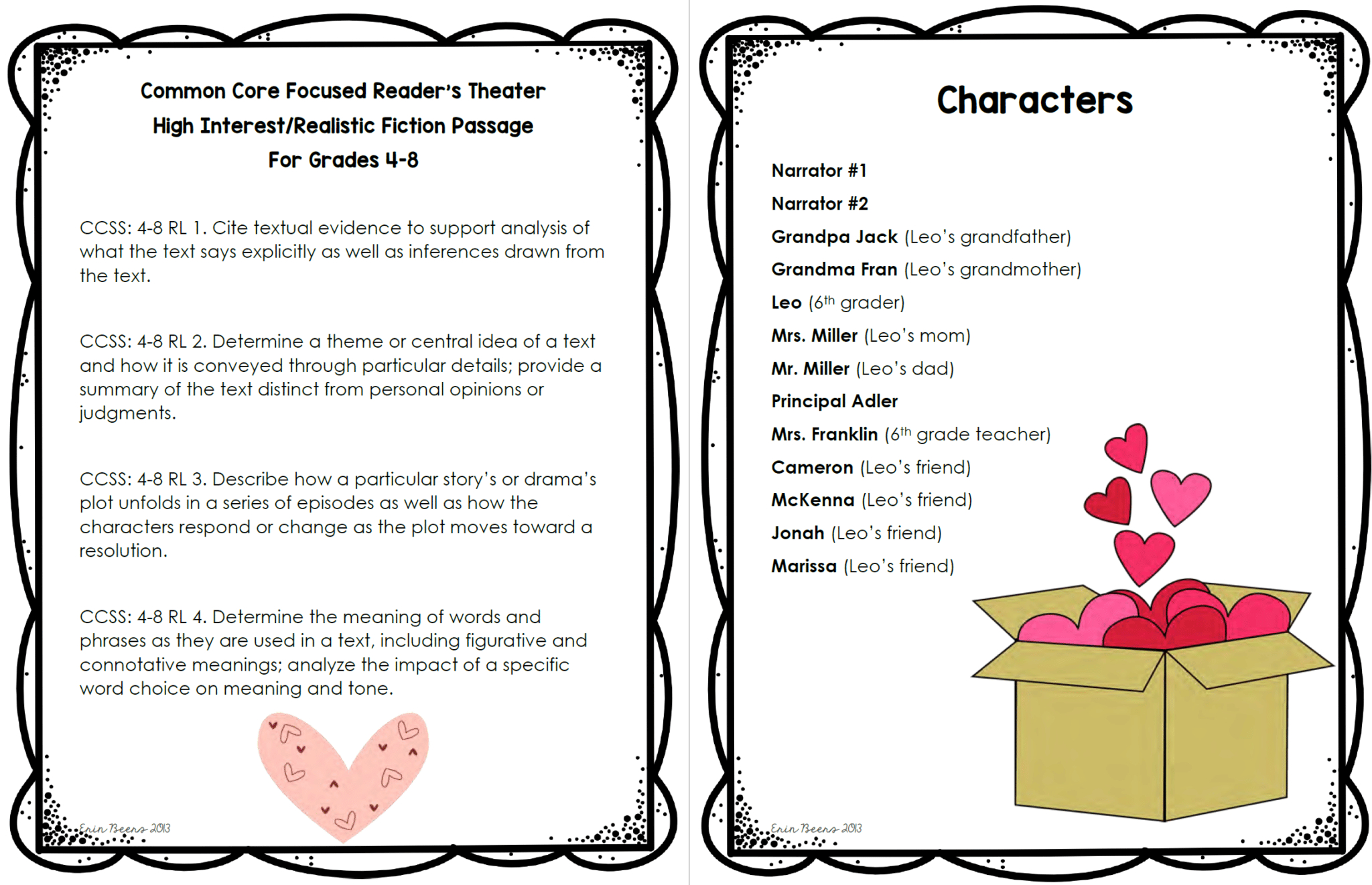 A Valentine'S Day Reader'S Theater For Middle School inside Free Printable Readers Theater Scripts 3Rd Grade