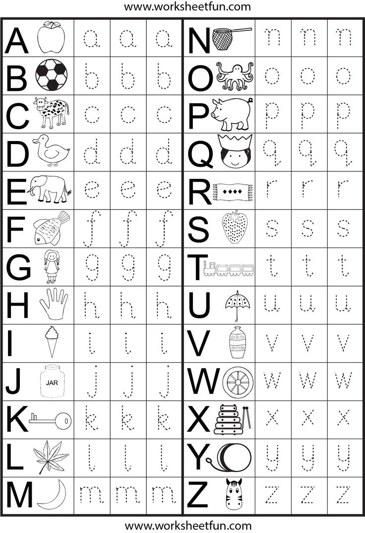 Abc Worksheets Preschool - 10 Free Pdf Printables | Printablee intended for Abc Printables Free