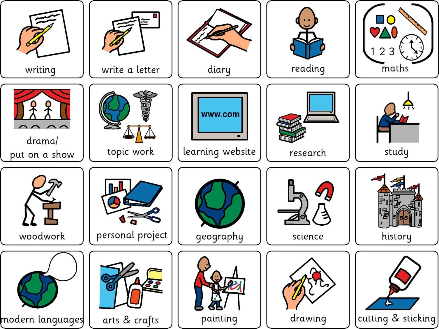 Additional Resources | St Ignatius Catholic Primary School in Free Printable Widgit Symbols