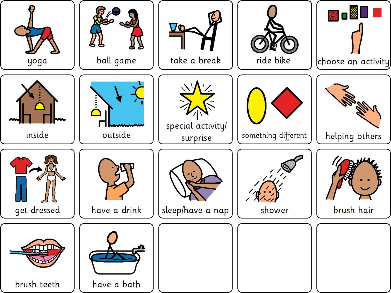 Additional Resources | St Ignatius Catholic Primary School with Free Printable Widgit Symbols