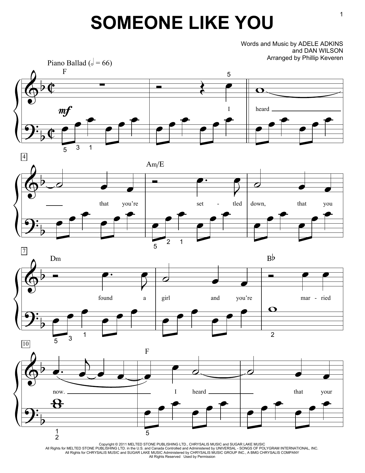 Adele Someone Like You Music Notes - Worksheets Library intended for Free Printable Sheet Music Adele Someone Like You