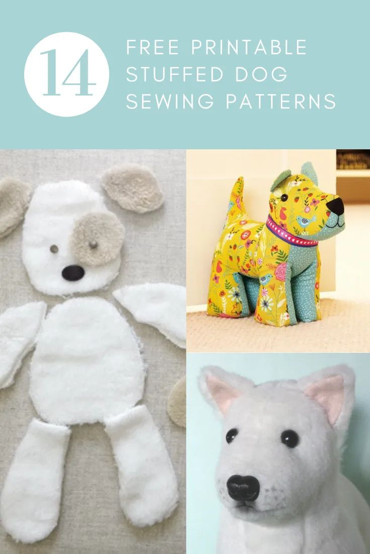 Adorable Dog Sewing Patterns (Free, Printable) with Dog Sewing Patterns Free Printable