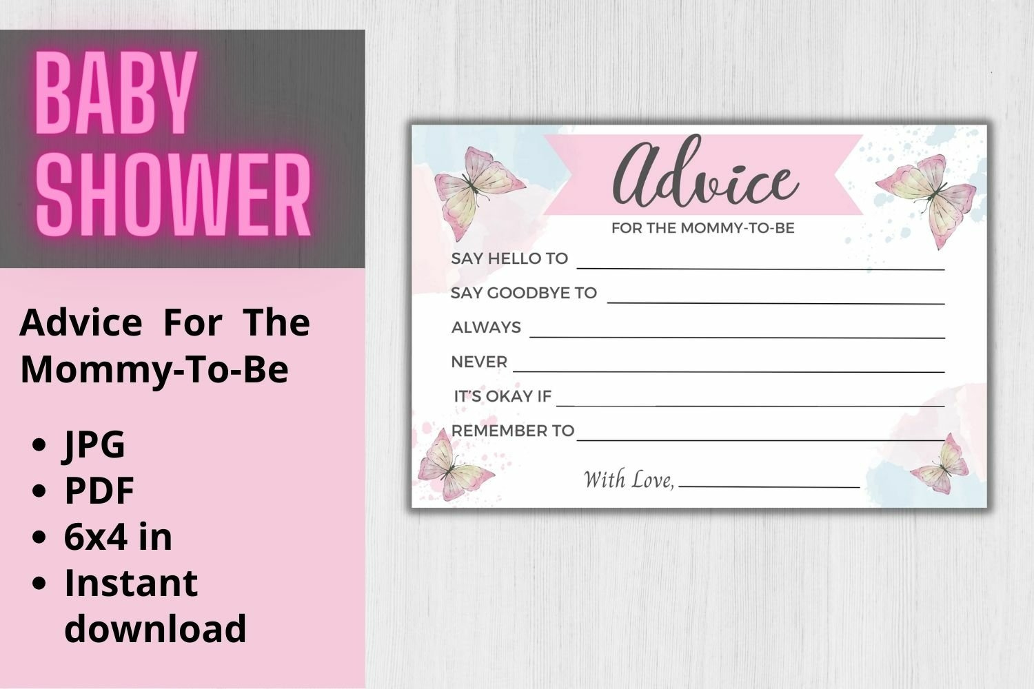 Advice For The Mommy-To-Be Cards, Baby Shower Printable regarding Mommy Advice Cards Free Printable