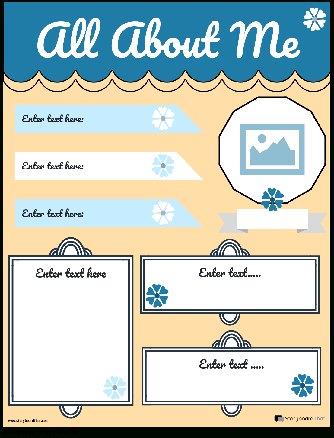 All About Me Posters: Free Storyboard That Templates (2025) pertaining to Free Printable All About Me Poster