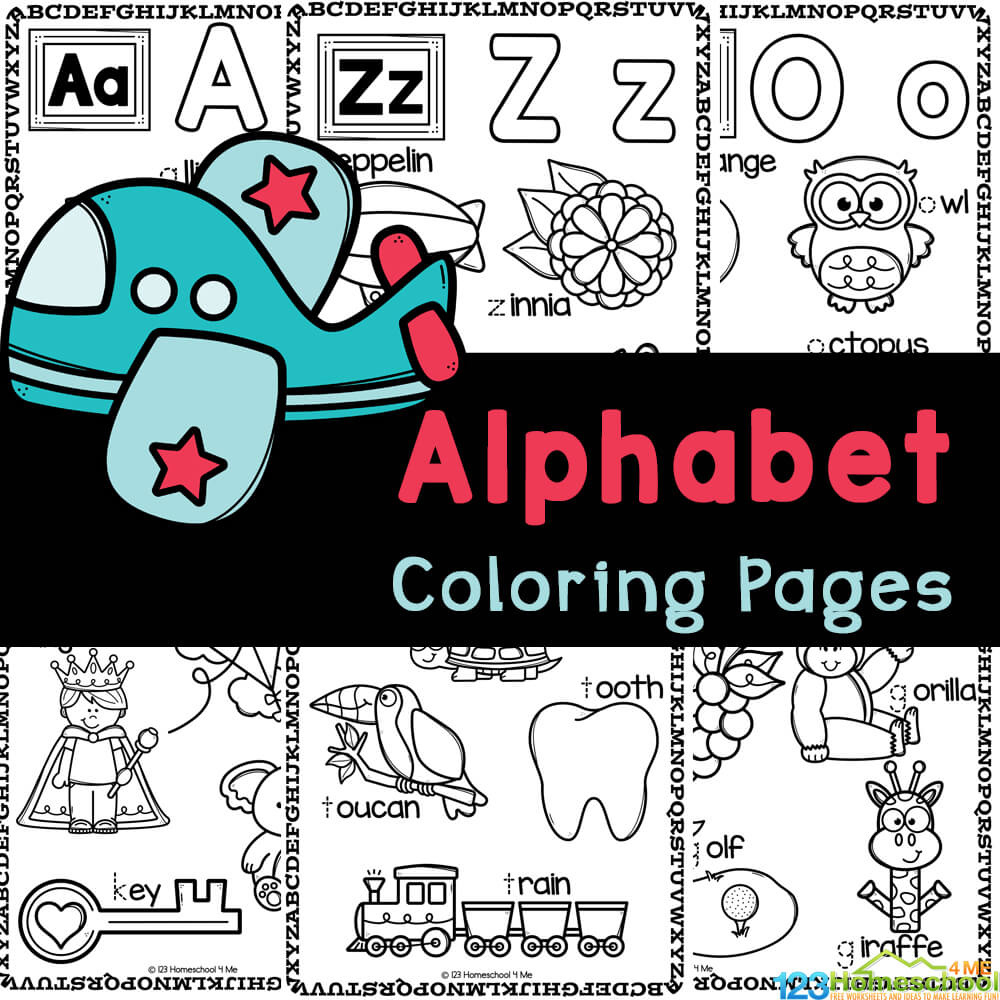 Alphabet Adventures: Fun And Free Printable Abc Coloring Sheets! intended for Free Printable Preschool Alphabet Coloring Pages