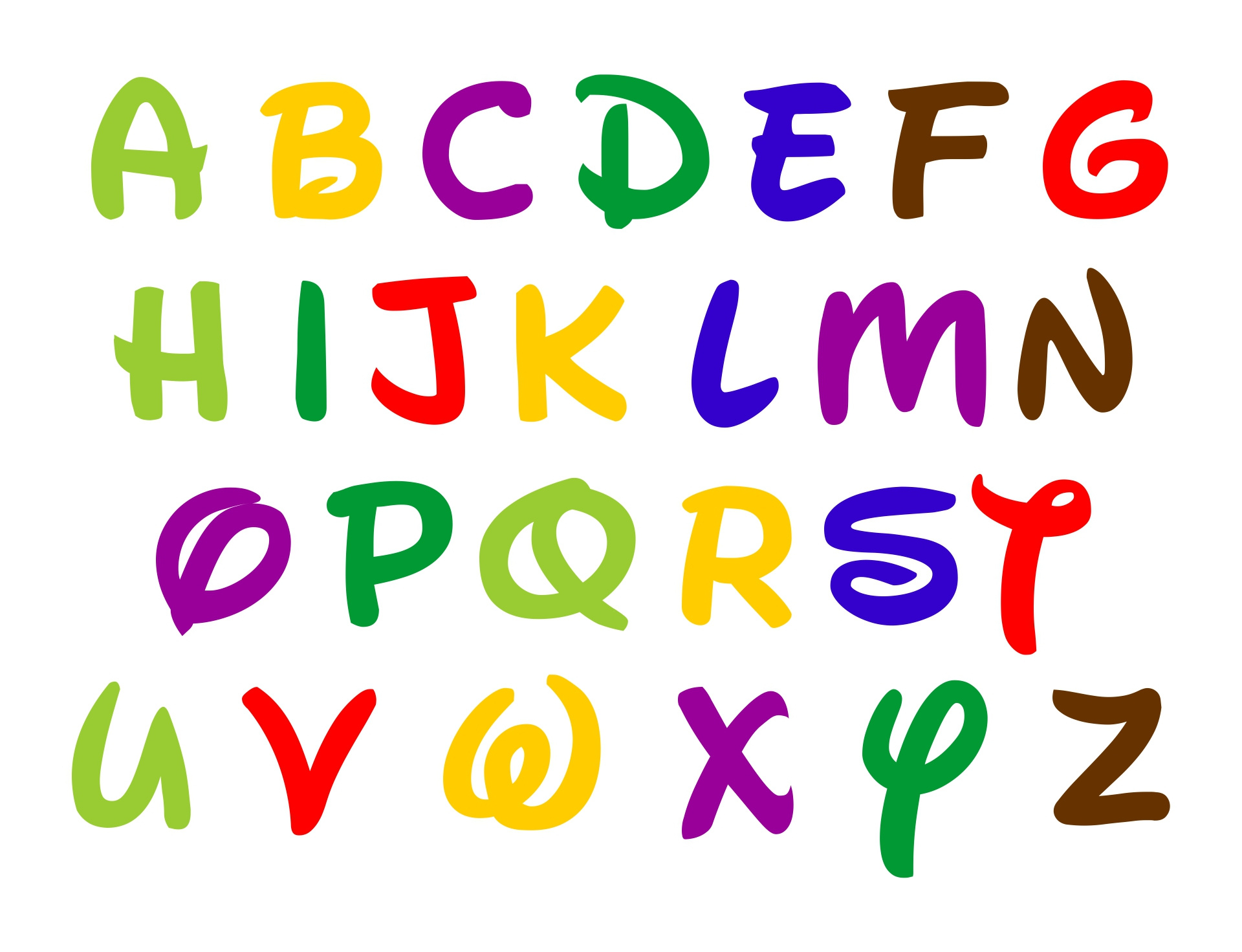 Alphabet Disney Font - 10 Free Pdf Printables | Printablee for Free Printable Disney Alphabet Letters