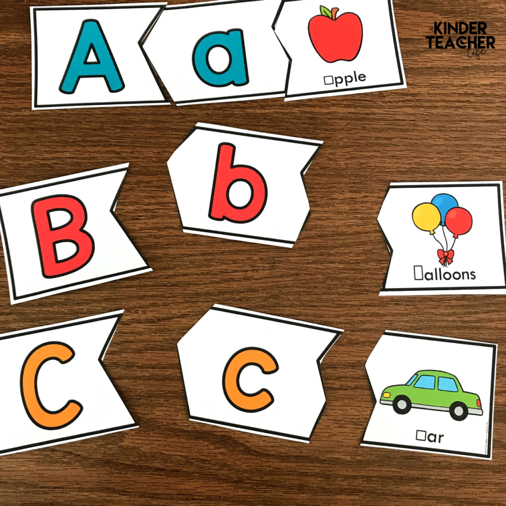 Alphabet Puzzles Freebie - A Kinderteacher Life with Free Printable Alphabet Puzzles