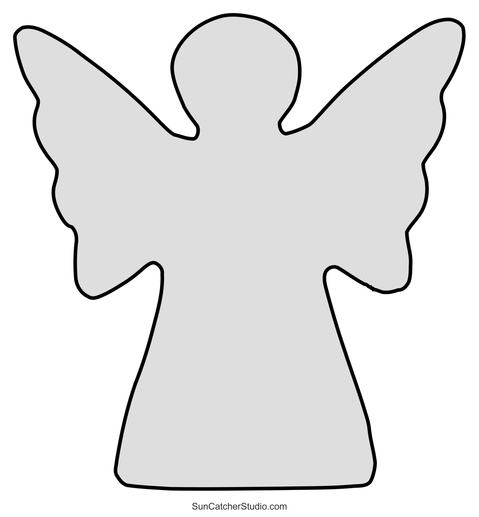Angel Templates And Stencils (Free Printable Patterns) – Free within Free Printable Angels