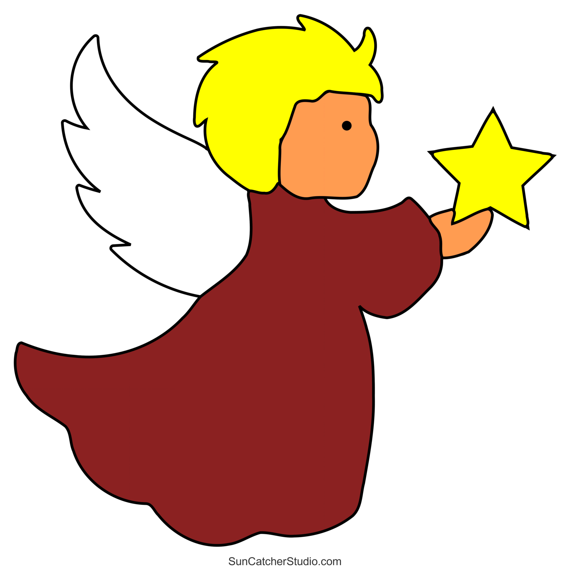 Angel Templates And Stencils (Free Printable Patterns) – Free within Free Printable Angels