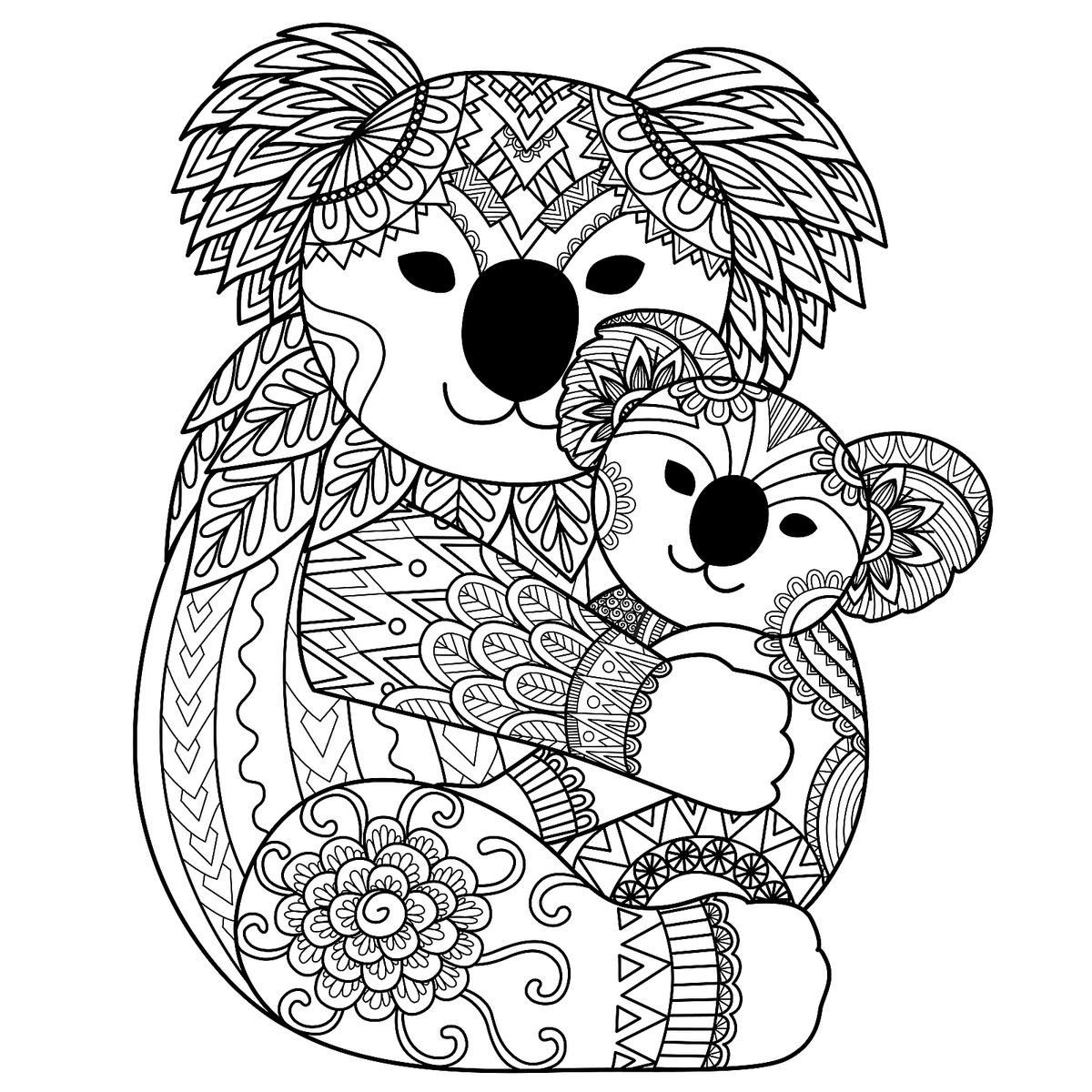 Animal Coloring Pages For Kids: Free Printable Coloring Pages Of throughout Free Coloring Pages Animals Printable
