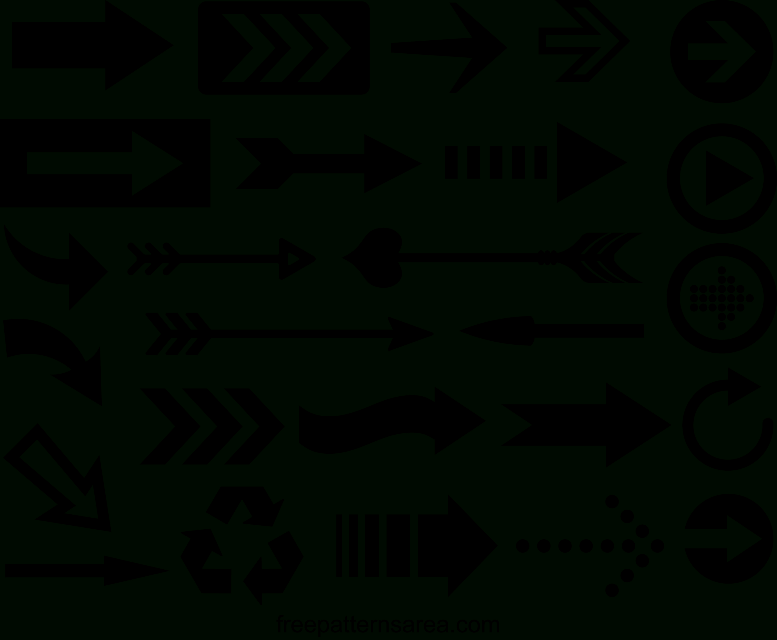 Arrow Graphic Vectors And Printable Templates - Freepatternsarea regarding Free Printable Arrow Stencils