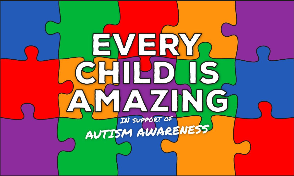 Autism Awareness: Every Child Is Amazing - Creative Printable within Free Printable Autism Awareness Posters