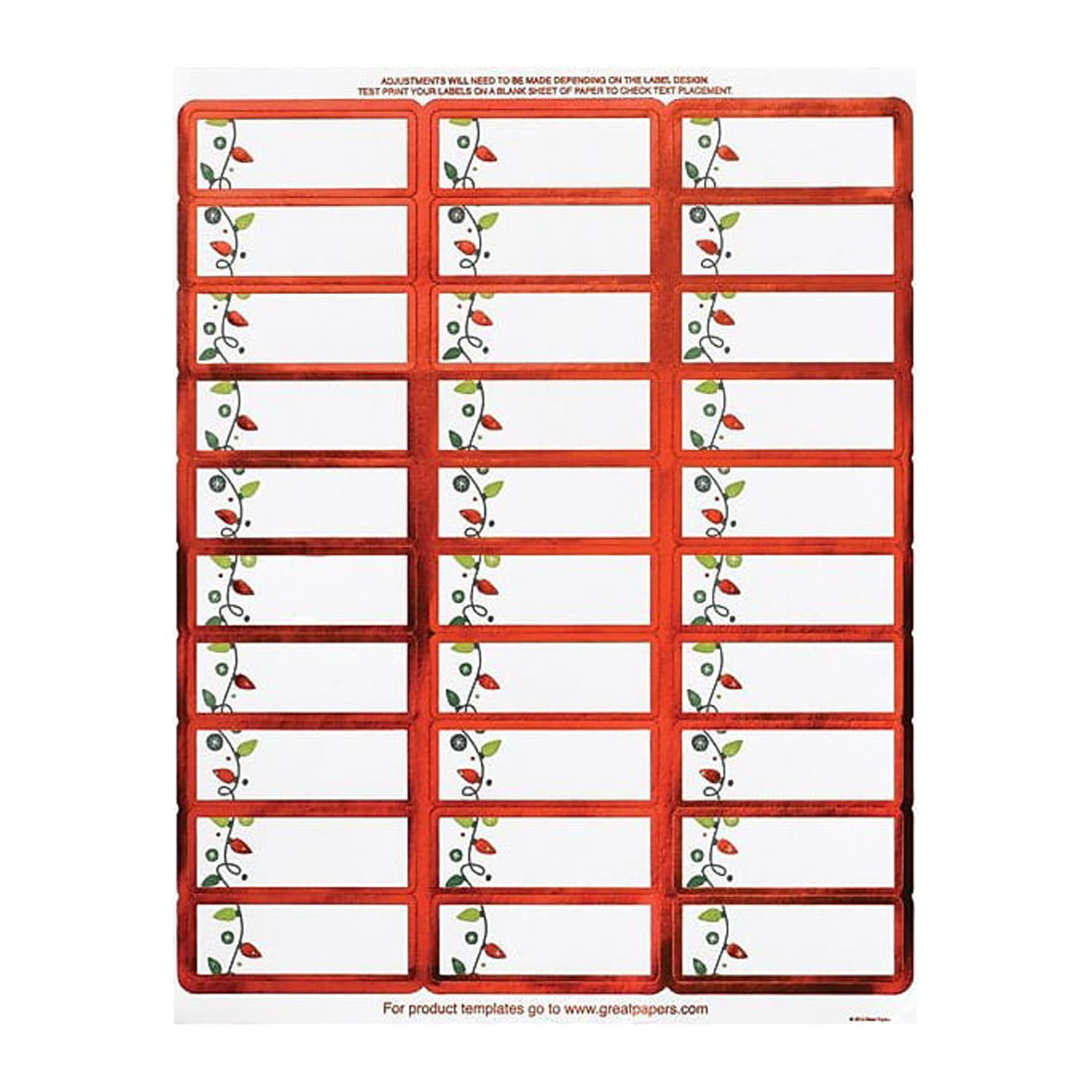 Avery Christmas Design Template Gallery | Avery - Worksheets Library within Free Printable Christmas Address Labels Avery 5160