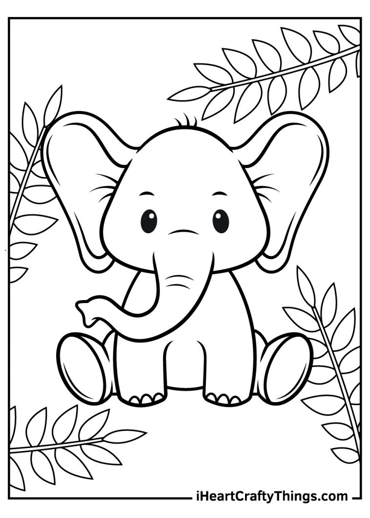 Baby Animals Coloring Pages (100% Free Printables) regarding Free Coloring Pages Animals Printable