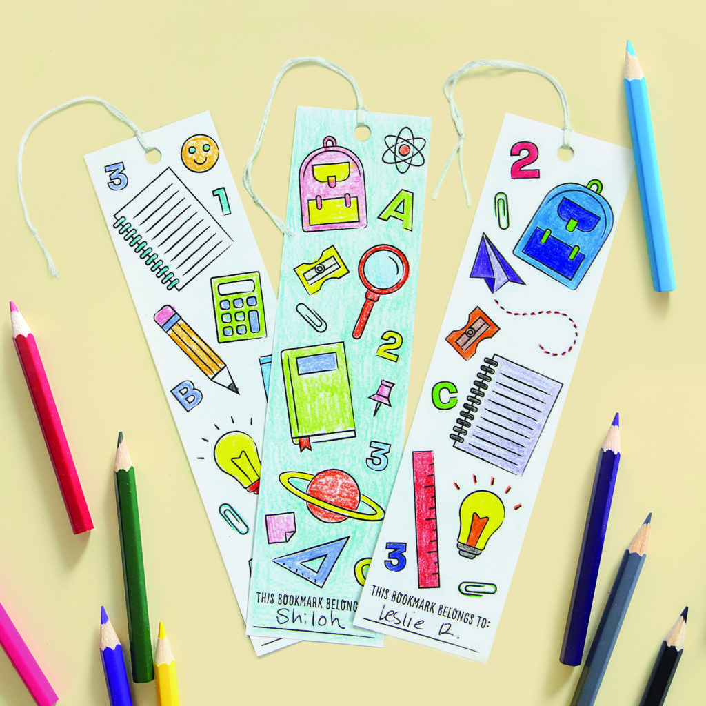 Back To School Bookmarks - Free Printable Download with Free Printable Back To School Bookmarks