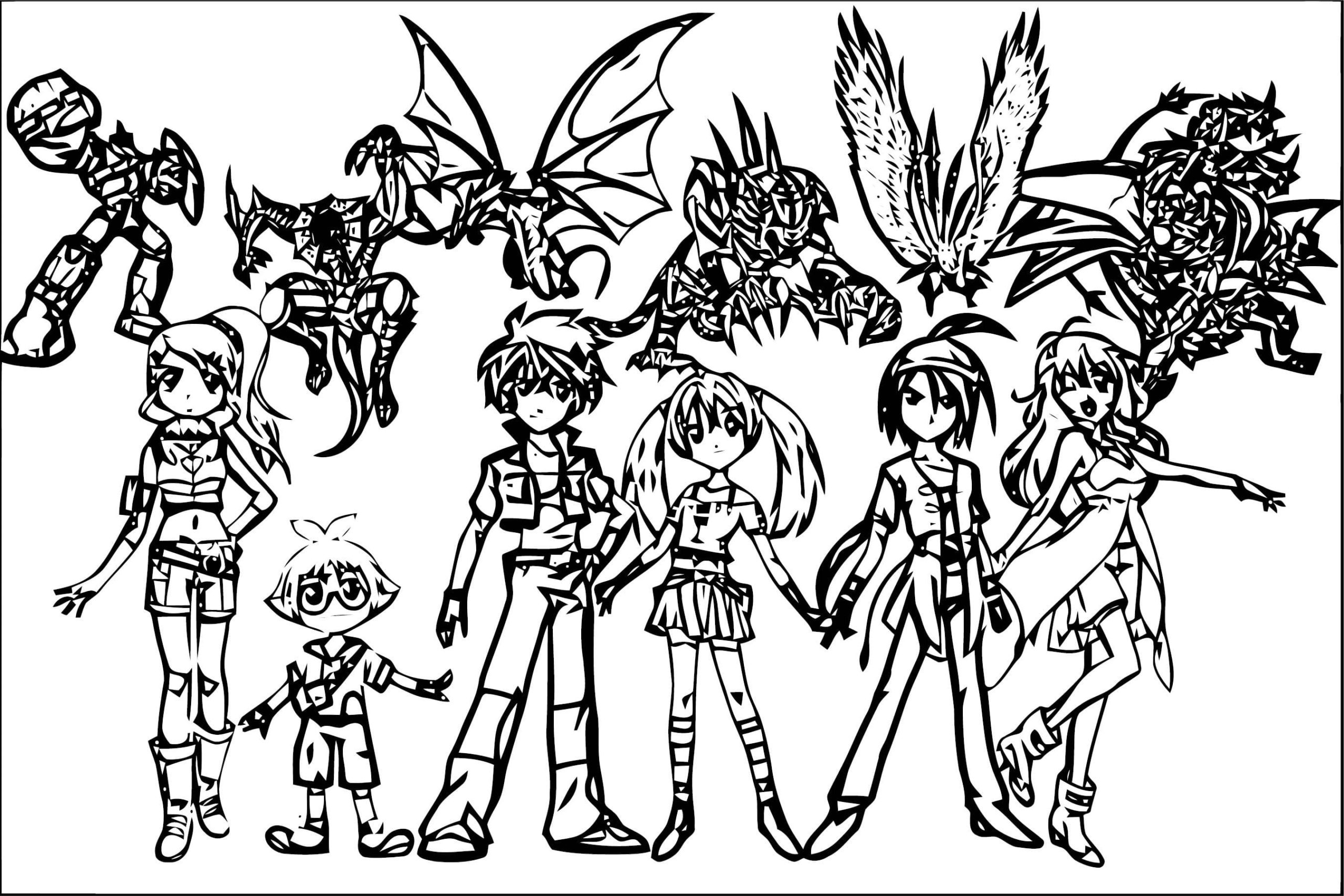 Bakugan Coloring Pages - Best Coloring Pages For Kids throughout Printable Bakugan Coloring Pages Free