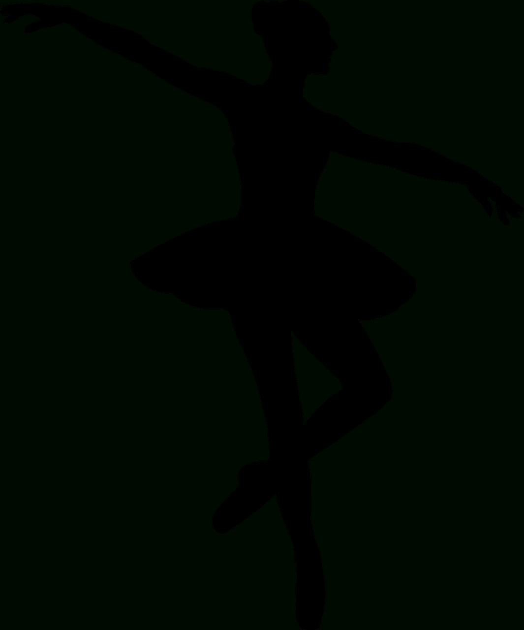 Ballet Dancer - Free Vector Silhouettes On Creazilla inside Free Printable Ballerina Silhouette